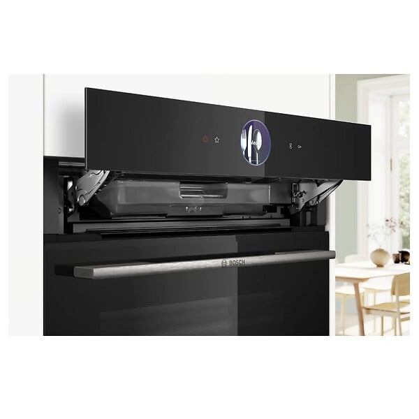 BOSCH - Four Intégrable Combi Vapeur 71l 60cm A+ Pyrolyse Noir - HRG7764B1 - large
