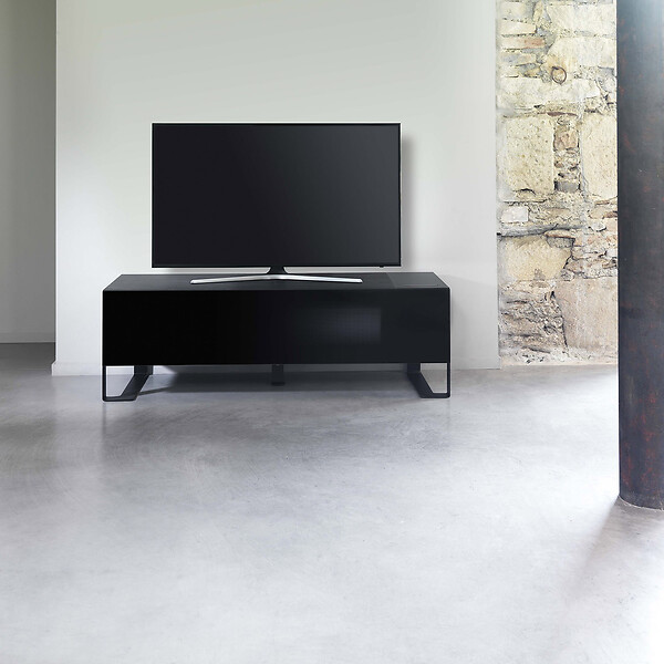 ERARD - Meuble Tv Pour écran 30 à 55 + Trappe Carbon - 037410 - large