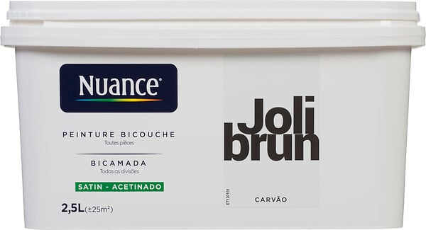 NUANCE - Peinture bicouche - Joli brun - Satin - 2,5L - large