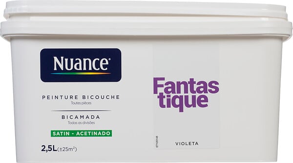 NUANCE - Peinture bicouche - Fantastique - Satin - 2,5L - large