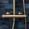 ESSEBAGNO - Luisa colonne de douche thermostatique or brossé - vignette