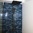 ESSEBAGNO - Quartos colonne de douche thermostatique 300 gris gun métal - vignette