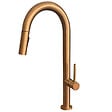 ESSEBAGNO - Portofino mitigeur évier à douchette extractible cuivre brossé - vignette