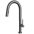ESSEBAGNO - Portofino mitigeur évier à douchette extractible gris gun métal - vignette