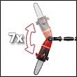 EINHELL - Elagueuse sur perche sans fil EINHELL 3410810 GE-LC 18 Li T-Solo Power X-Change (produit seul) - vignette