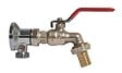 SOMATHERM FOR YOU - Robinet arrosage orientable 15/21-20/27 laiton chromé + Applique murale sans écrou - vignette