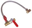 AQUAWATER - Kit By-pass standard avec flexible EPDM tresse inox 50 cm - traitement de l'eau - vignette