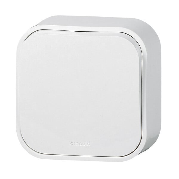 ARNOULD - Interrupteur va-et-vient saillie Profil Eco - Blanc - large