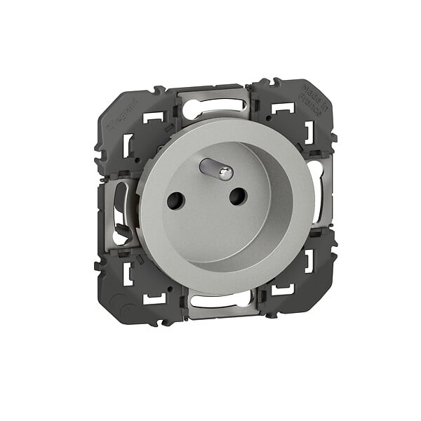 LEGRAND - Prise de courant 2P+T Dooxie - Aluminium - 16A - large