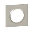 LEGRAND - Plaque carrée Dooxie 1 poste - Thermoplastique - Plume - vignette