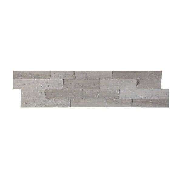 RO'MA NATURE - Pierre de parement Woodstone 60x15 cm (lot de 0,99 m² soit 11 plaques) - large