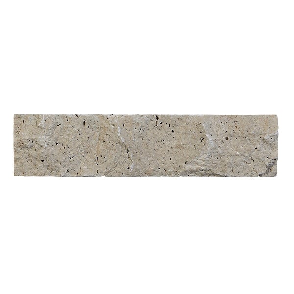 RO'MA NATURE - Brique de parement Travertin Beige Nuancé LLx5 cm (lot de 1 m²) - large