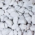 RO'MA NATURE - Galet Marbre Blanc Carrare 60-100 mm - Lot de 45 sacs de 20 kg (9 m²) - vignette