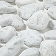 RO'MA NATURE - Galet Marbre Blanc Carrare 10-15 cm - Lot de 5 filets de 15 kg - vignette
