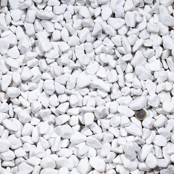 RO'MA NATURE - Galet Blanc Pur 16-25 mm - Lot de 5 sacs de 20 kg (1,5 m²) - large