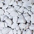 RO'MA NATURE - Galet Marbre Blanc Carrare 60-100 mm - Lot de 5 sacs de 20 kg (1 m²) - vignette