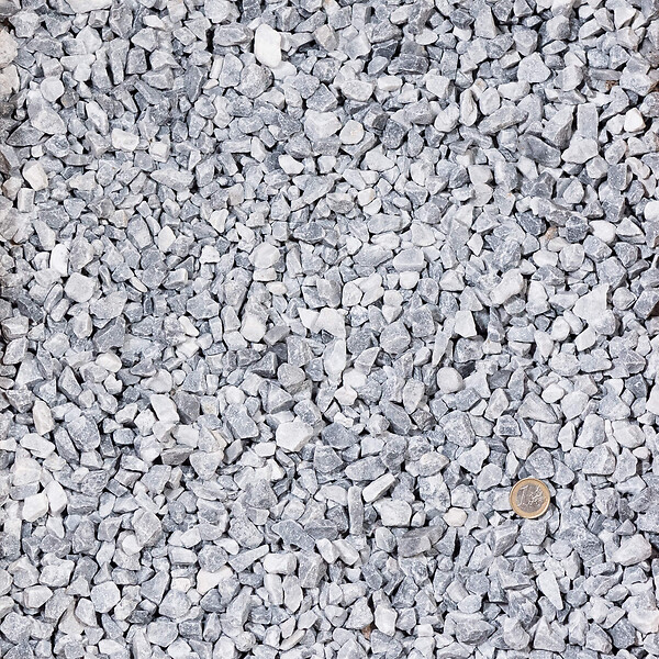RO'MA NATURE - Gravier Marbre Bleu / Gris 8-16 mm - Lot de 45 sacs de 20 kg (18 m²) - large