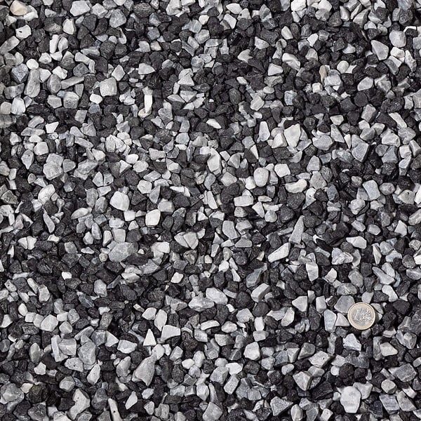 RO'MA NATURE - Gravier Zèbre 8-16 mm - Lot de 20 sacs de 20 kg (8 m²) - large