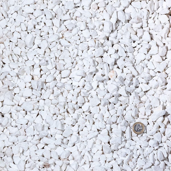RO'MA NATURE - Gravier Blanc Pur 8-16 mm - Lot de 40 sacs de 20 kg (16 m²) - large