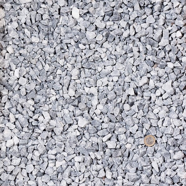 RO'MA NATURE - Gravier Marbre Bleu / Gris 8-16 mm - Lot de 20 sacs de 20 kg (8 m²) - large