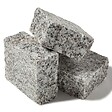RO'MA NATURE - Pavé Granit Gris 10x10x5 cm (vendu au m² - 76 pavés/m²) - vignette