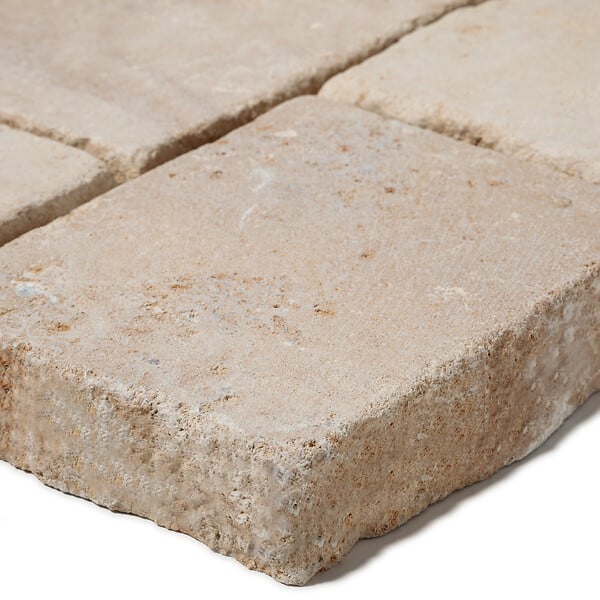 RO'MA NATURE - Pavé Pierre Antica Beige Longueur Libre x15x3,8 cm (vendu au m²) - large
