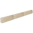 RO'MA NATURE - Bordure de jardin Pierre de l'Atlas Beige Tradition 50x15x8 cm (lot de 30 bordures soit 15 mètres) - vignette