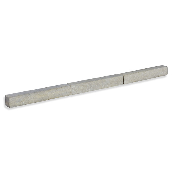 RO'MA NATURE - Bordure de jardin Pierre de l'Atlas Beige 50x8x8 cm (lot de 5 bordures soit 2,5 mètres) - large