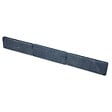 RO'MA NATURE - Bordure de jardin Ardoise Noire Vieillie 30x10x3 cm (lot de 70 bordures soit 21 mètres) - vignette