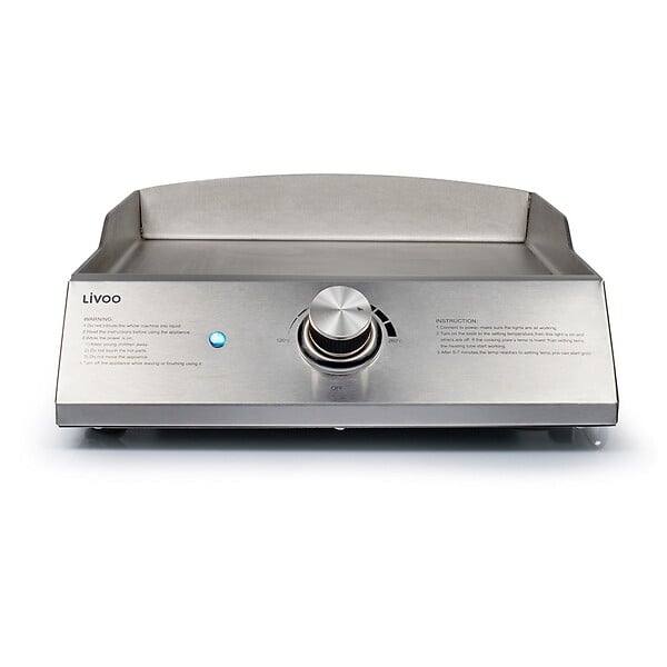 LIVOO - Plancha électrique 2800w Plaque Inox - DOC292 - large