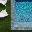 RO'MA NATURE - KIT COMPLET - Margelles pour piscine 8x4m en Pierre Adana Gris Bleu (avec colle, joint, hydrofuge ...) - vignette