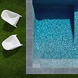 RO'MA NATURE - KIT COMPLET - Margelles pour piscine 10x5m en Pierre Egypte Gris (avec colle, joint, hydrofuge ...) - vignette