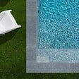 RO'MA NATURE - KIT COMPLET - Margelles pour piscine 6x3m en Pierre Egypte Gris (avec colle, joint, hydrofuge ...) - vignette