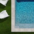 RO'MA NATURE - KIT COMPLET - Margelles pour piscine 8x4m en Pierre Atlas Beige (avec colle, joint, hydrofuge ...) - vignette