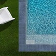 RO'MA NATURE - KIT COMPLET - Margelles pour piscine 6x3m en Pierre Bleue Vietnam (avec colle, joint, hydrofuge ...) - vignette