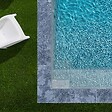 RO'MA NATURE - KIT COMPLET - Margelles pour piscine 6x3m en Pierre Adana Gris Bleu (avec colle, joint, hydrofuge ...) - vignette