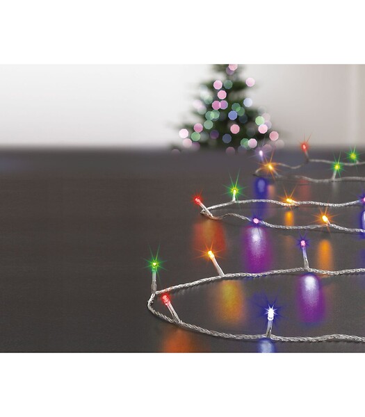 FEERIC LIGHTS & CHRISTMAS - Guirlande Lumineuse Extérieur 50 mètres 500 LED Multicolore 8 jeux de lumière - large