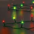 FEERIC LIGHTS & CHRISTMAS - Guirlande Lumineuse Extérieur 10 mètres 100 LED Rouge et Vert 8 jeux de lumière - vignette