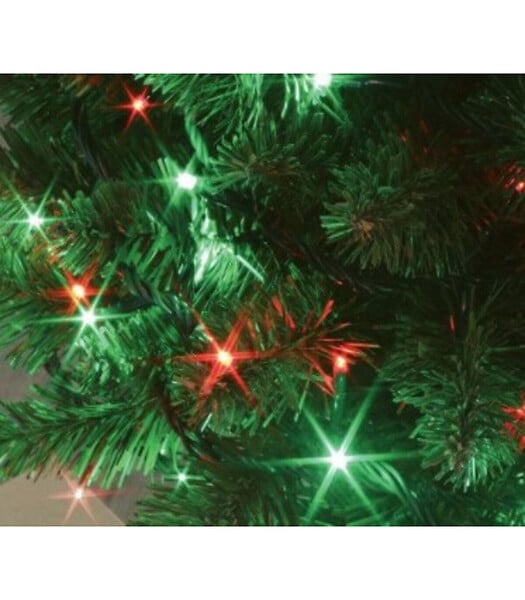 FEERIC LIGHTS & CHRISTMAS - Guirlande Lumineuse Extérieur 10 mètres 100 LED Rouge et Vert 8 jeux de lumière - large