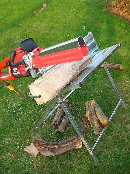 F1 - Chevalet avec support de tronçonnage - large