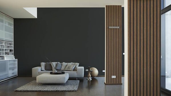 AS CREATION - Papier peint vinyle Langkawi Noyer - Brun/Noir - 0.53x10.05m - large