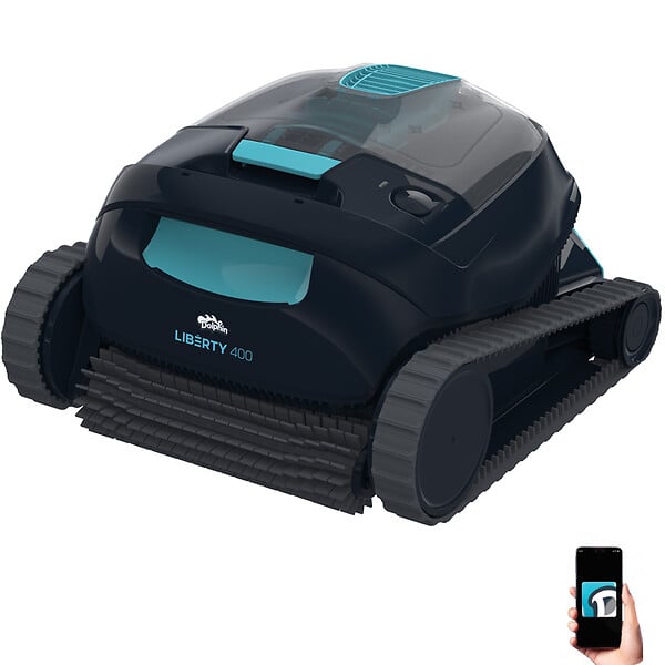 DOLPHIN - Robot piscine sans fil connecté dolphin liberty 400 - large