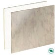 FORESTEA - Crédence cuisine stratifiée HPL réversible blanc/pierre naturelle 3000 x 640 x 13 mm FSC - vignette
