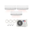 AIRTON - Pack Pompe à chaleur réversible tri-split AIRTON - A Poser Soi-meme - 2500W - 3500W - ReadyClim 3x6M - WIFI - vignette