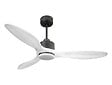 PURLINE - Ventilateur de plafond Réversible  Thermostat Dimmable Wifi Moteur à courant continu Toits en pente Télécommande Lumière à trois tons Hypersilence Mémoire - vignette