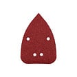 KWB - Lot de 5 triangles abrasifs de forme spéciale KWB - 136 x 96 mm - 93 mm - Grain 80-120-240 - vignette