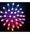 FEERIC LIGHTS & CHRISTMAS - Guirlande lumineuse 30 m de lumière 300 LED Bleu, Rouge, Rose et Violet - vignette