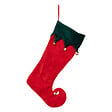 FEERIC LIGHTS & CHRISTMAS - Déco de Noël Botte Lutin grand modèle en feutrine avec grelot H 42 cm - vignette