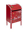 FEERIC LIGHTS & CHRISTMAS - Grande Boite aux Lettres Rouge en Métal H 80 cm - vignette