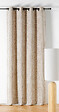 LINDER - Rideau occultant à œillets Aspen - Beige - 135x250cm - vignette